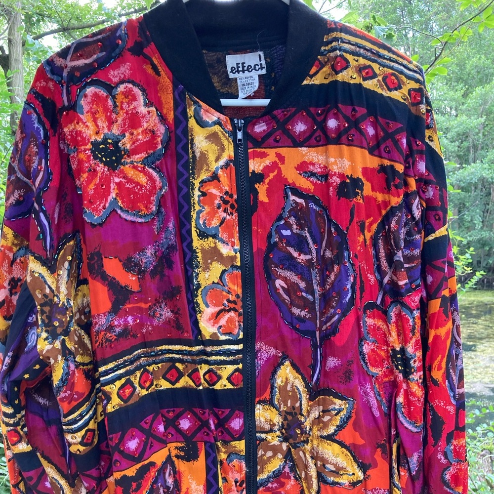 Effeci Women’s Multi-coloured Zip Jacket